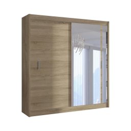 Dulap cu oglindă SABRINA 203x215 cm, stejar Sonoma