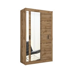 Dulap cu oglindă SABRINA 120x215 cm, stejar woltan