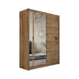 Dulap cu oglindă SABRINA 180x215 cm, stejar woltan