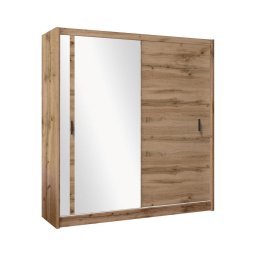 Dulap cu oglindă SABRINA 203x215 cm, stejar woltan