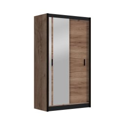 Dulap cu oglindă SABRINA 120x215 cm, stejar craft