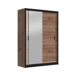 Dulap cu oglindă SABRINA 150x215 cm, stejar craft