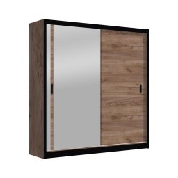 Dulap cu oglindă SABRINA 180x215 cm, stejar craft