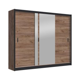 Dulap cu oglindă SABRINA 250x215 cm, stejar craft