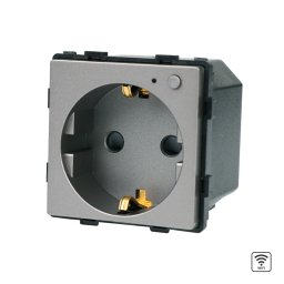 Modul Priza Inteligenta Wi-Fi cu Monitorizare Consum, Fara Rama Din Sticla LUXION SmartElectro IntelligentHouse