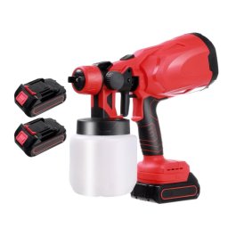 Pistol profesional de vopsit si zugravit electric 800 ml si 2 acumulatori 48V Portabil