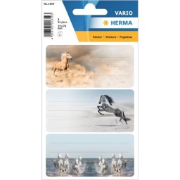 Herma: Etichete cai galopând - set de 9 bucăți