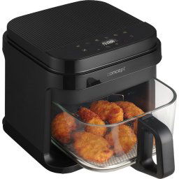 Friteuza Airfryer FR5500 1200W 5.5L 7 programe de gatit Negru