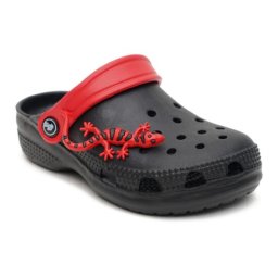 Saboti, clogs, pentru copii, spuma EVA, negru si rosu, marimea 26, Jose Amorales