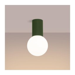 Plafonieră pentru baie Sollux SL.1723 HALO 1xG9/8W/230V IP44 verde