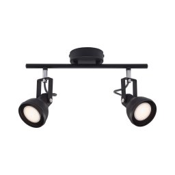 Spot Nordlux ASLAK 2xGU10/35W/230V negru