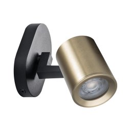 Spot de perete Kanlux 38960 LAURIN 1xGU10/10W/230V alamă/negru