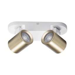 Spot Kanlux 38965 LAURIN 2xGU10/10W/230V alamă/alb