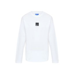 KARL LAGERFELD M Bluză Klj Reg Ls Curved Hem A1M17043 100 white