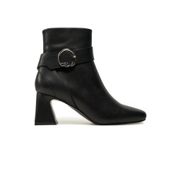 KARL LAGERFELD Ghete Beata Ring Buckle KL31444 000-black lthr