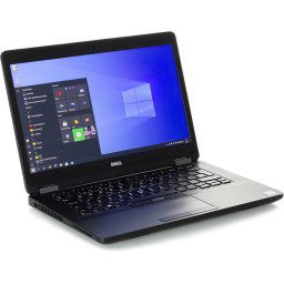 Laptop Dell Refurbished Latitude E5470 HD 14 inch Intel Core i5-6300U 8GB 256GB SSD Windows 10 Home Black