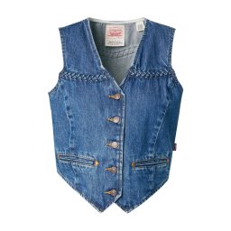 LEVI'S ® Vestă 'Braided Vest' albastru denim