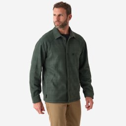 CĂMAȘĂ GROASĂ POLAR 100 VERDE BĂRBAȚI