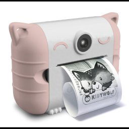 Aparat foto digital Kidywolf Instant Camera peach