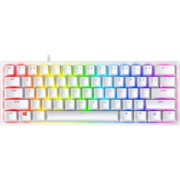 Tastatura RZ03-04991700-R3M1, USB, Cu fir, Layout US, Alb
