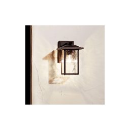Kichler KL-CAPPANNA-S-BKT - Aplică de perete pentru exterior CAPPANNA 1xE27/60W/230V IP44