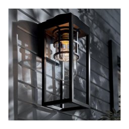 Kichler KL-HONE-M-BKT - Aplica de perete pentru exterior HONE M, 1x E27, 60W, 230V, IP44