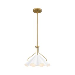 Lustră pe tijă Quoizel QZ-MEJIA-1P-S-AB MEJIA 1xE27/60W/230V d. 35,6 cm alamă