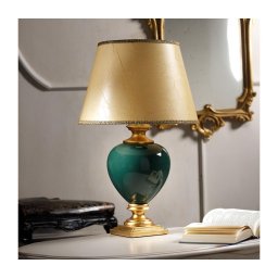 Lampă de masă ONLI AMADEUS 1xE27/15W/230V 72 cm verde/auriu