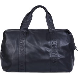 Geantă de înfășat Childhome MOMMY BAG LEATHER negru