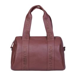 Geantă de înfășat Childhome MOMMY CLUB LEATHER maro