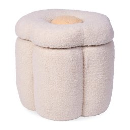 Taburet Childhome FLOWER d. 35 cm crem