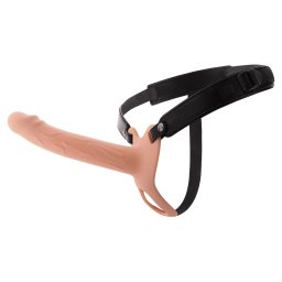 Hidden Desire Inferno Silicone Hollow Penis Strap-On 20cm Skin