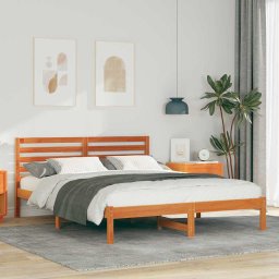 Cadru de pat Maro ceruit 160 x 200 cm Lemn de brad solid GartenMobel Dekor