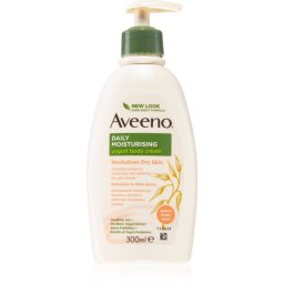 Aveeno Daily Moisturising Yoghurt body cream lotiune de corp hranitoare Apricot & Yoghurt 300 ml