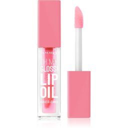 Rimmel Oh My Gloss! Lip Oil ulei pentru buze cu efect de hidratare culoare 001 Pink Flush 4,5 ml