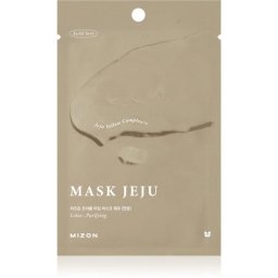 Mizon Joyful Time Jeju Lotus mască textilă hidratantă pentru un ten curat și sănătos 23 g