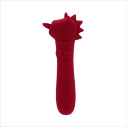 Unihorn USB Bullet vibrator cu stimularea clitorisului Blaze Diablo 11.5 cm