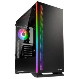 Carcasa S5 Black ATX Mid Tower PC Case RGB fan T