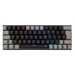 Tastatura Tastatura gaming White Shark GK-002721V2, Blue Switches, Negru-Gri, WAKIZASHI-2-US-B-G-BLUE.SW
