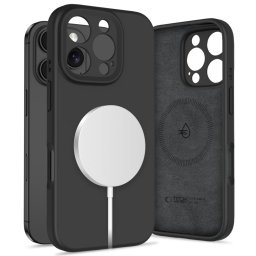 Husa Iphone 16 Pro Tech-Protect Liquid Silicone Magsafe negru