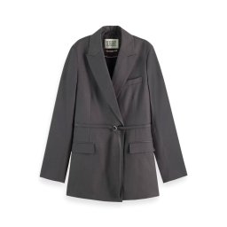 SCOTCH & SODA Sacou Core Db Tropical Wool Boyfriend 177614 SC0607 charcoal melange