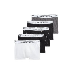 POLO RALPH LAUREN Lenjerie (Pack of 5) Clssic Trunk 714864292017 5pk wht/blk/blk/bc hr/ blk pp
