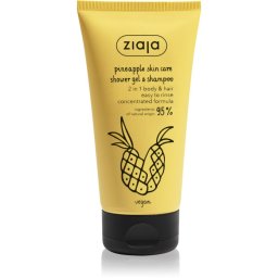 Ziaja Pineapple Gel de duș energizant pentru corp si par 160 ml