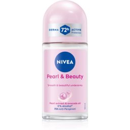 NIVEA Pearl & Beauty deodorant roll-on antiperspirant pentru femei 72h 50 ml