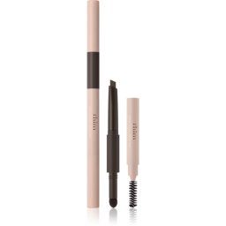 thim Artist Touch Brow Duo creion dermatograf cu două capete pentru sprâncene cu pensula culoare 03 Black Brown 0.6 g