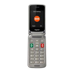Telefon GSM Gigaset GL590, pentru seniori, buton SOS, Dual Sim, Argintiu
