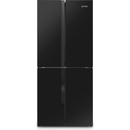 Side by Side GORENJE NRM818EMB, Cross Door, 427L, 4 usi, Clasa E, Negru