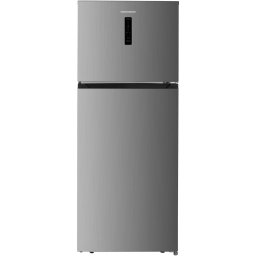Frigider cu doua usi Heinner HF-HM415NFSE++, 415L, Clasa E, H 178 cm, Argintiu