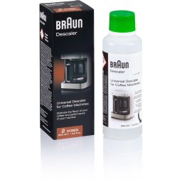 Detartrant BRAUN BRSC013, 200ml, Elimină reziduurile de calcar, Extinde durata de viață, Îmbunătățește gustul cafelei