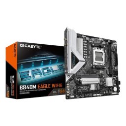 Placa de Baza GIGABYTE B840M EAGLE WIFI6 AM5, 2x DDR5, 1x DP 1x HDMI, 1x PCIE 4.0 x16 1x PCIE 3.0 x16, 2x M.2, 4x SATA 6GB/s, mATX